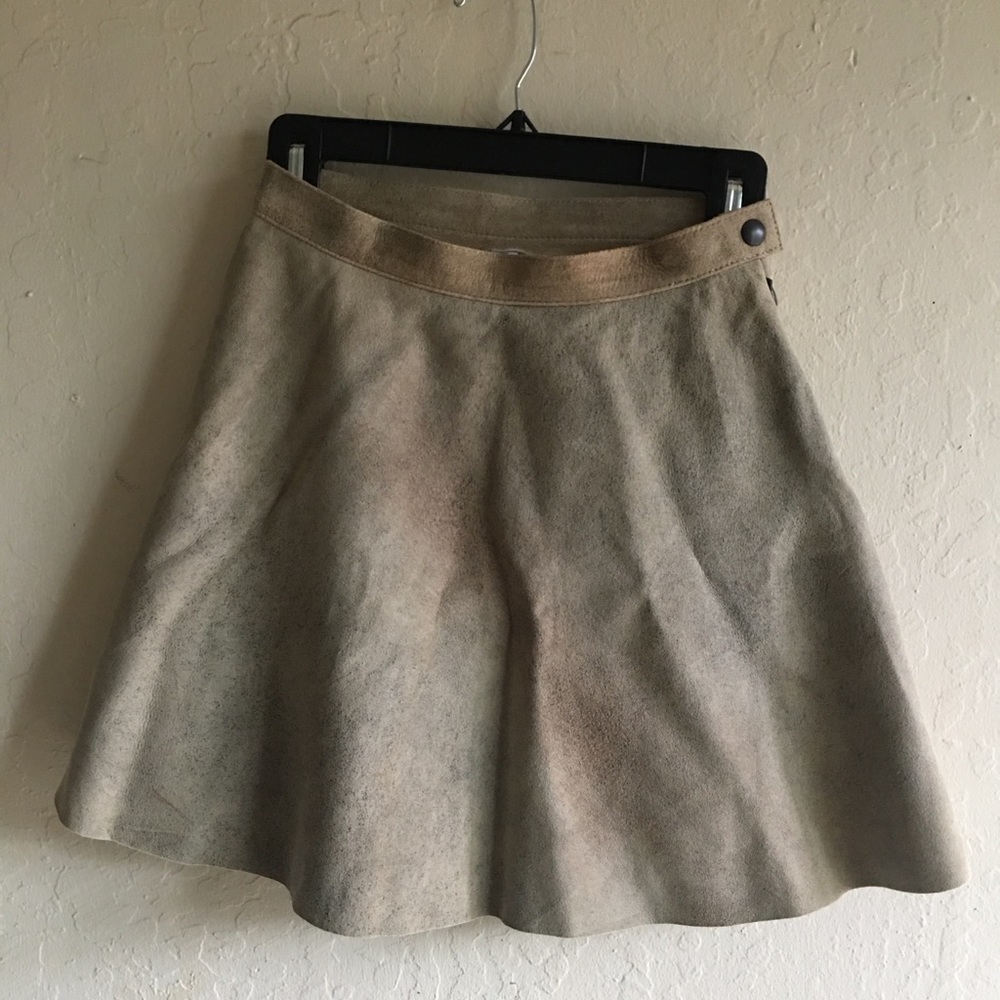 American Apparel Lambskin Mini-Skirt XS-S